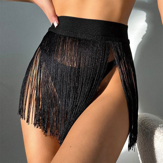 Ladies Tassel Beach Holiday Short Dress - Sophinity