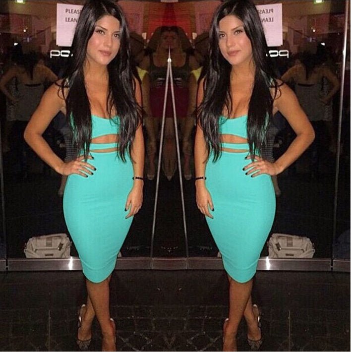 Sexy nightclub dress with high waist and hip - Sophinity