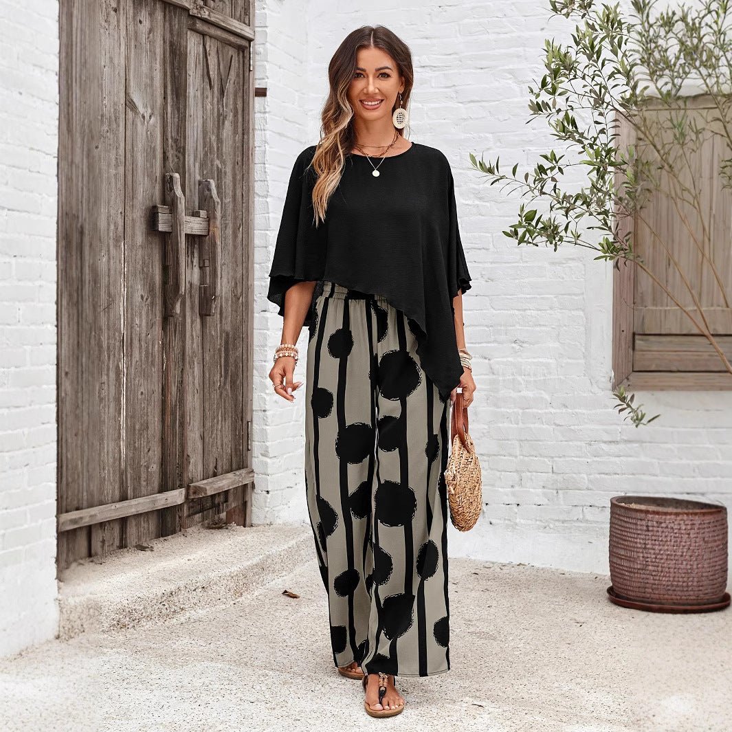 Summer Casual Women's Trousers Suit - Sophinity