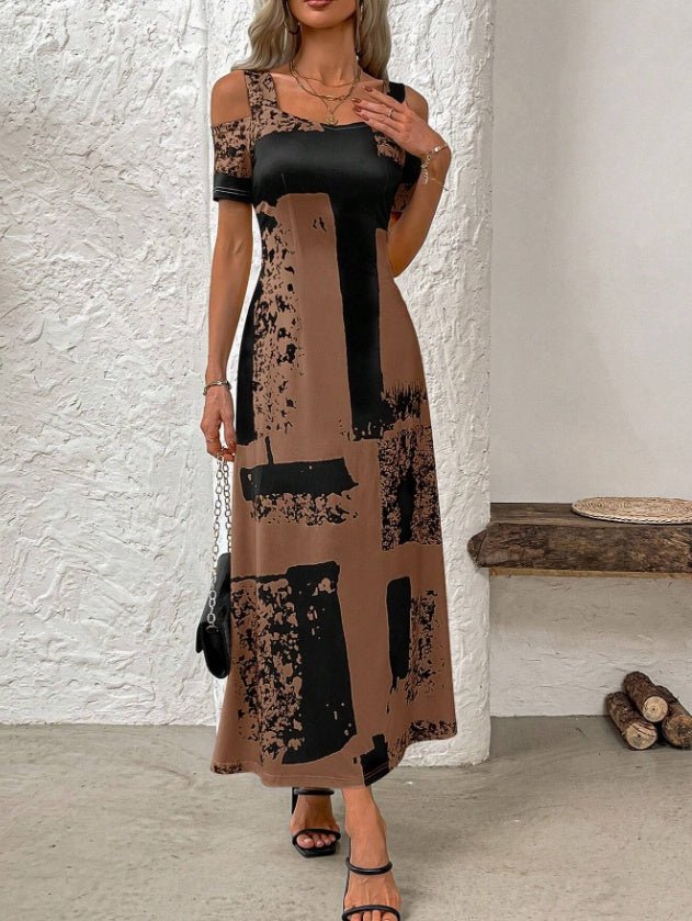 Summer Fashion Casual Short Sleeve Dress For Women - Sophinity