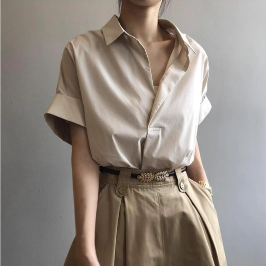 Summer Thin Chic Korean Top - Sophinity