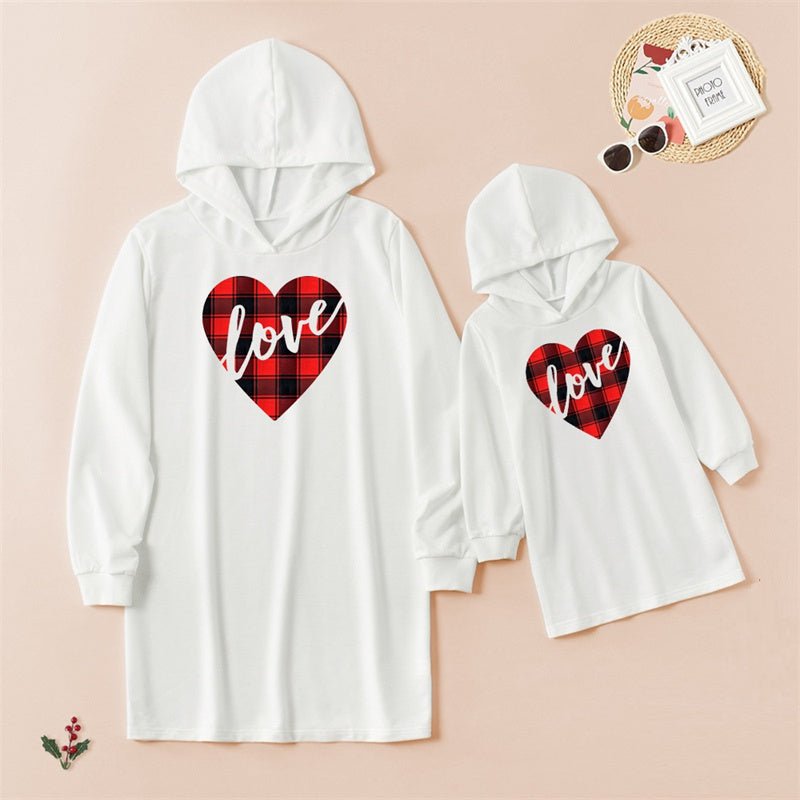 White Parent - Child Sweater Dress Mother And Daughter Multiple - Sophinity