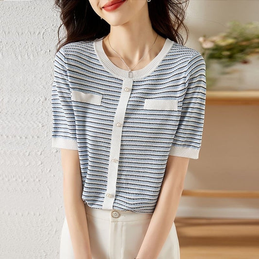 Loose Style Top Thin T-shirt - Sophinity