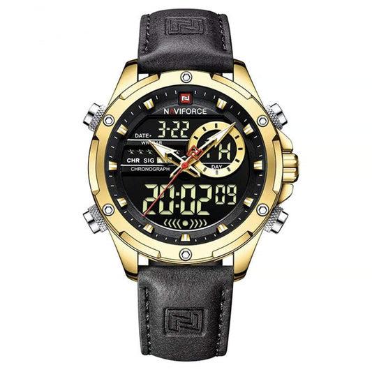 Men's Trendy Waterproof Dual Display Student Multifunctional Watch - Sophinity