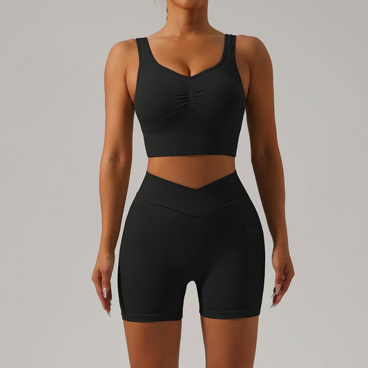 European And American Seamless Yoga Suit For Women - Sophinity