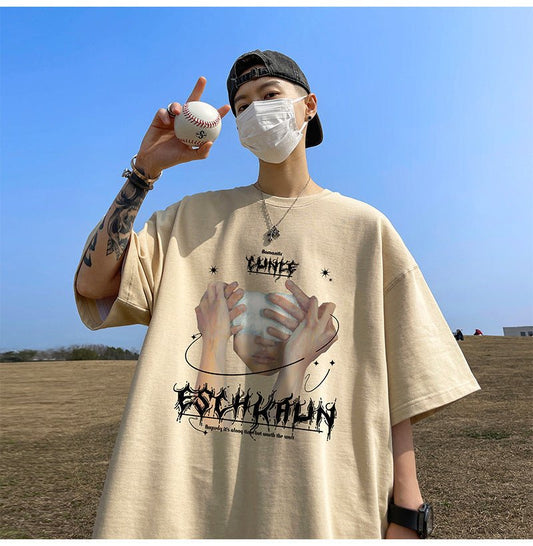 Casual Cotton Men's Short - sleeved T-shirt - Sophinity