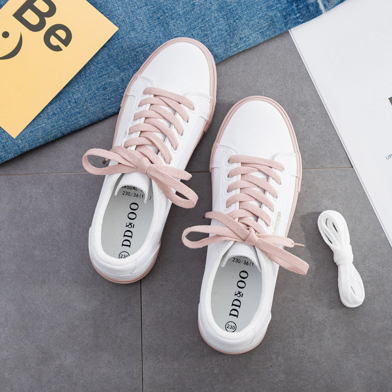 Street Style Trendy Flat Girls Sneakers - Sophinity