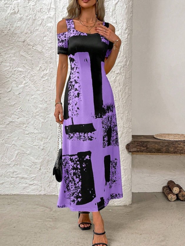 Summer Fashion Casual Short Sleeve Dress For Women - Sophinity
