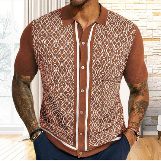 European And American Style Men's Casual Jacquard Sweater - Sophinity