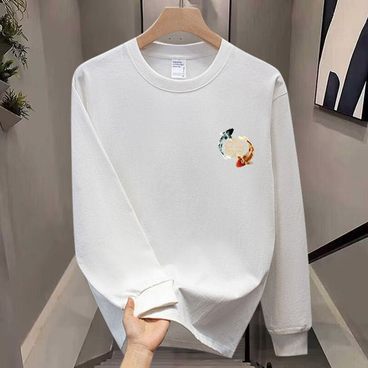 Men's Cotton Trendy Long Sleeve T-shirt - Sophinity