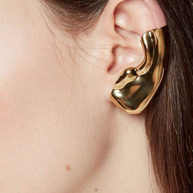 Earlobe Ear Cuff Clip On Earrings Without Piercing For Women - Sophinity