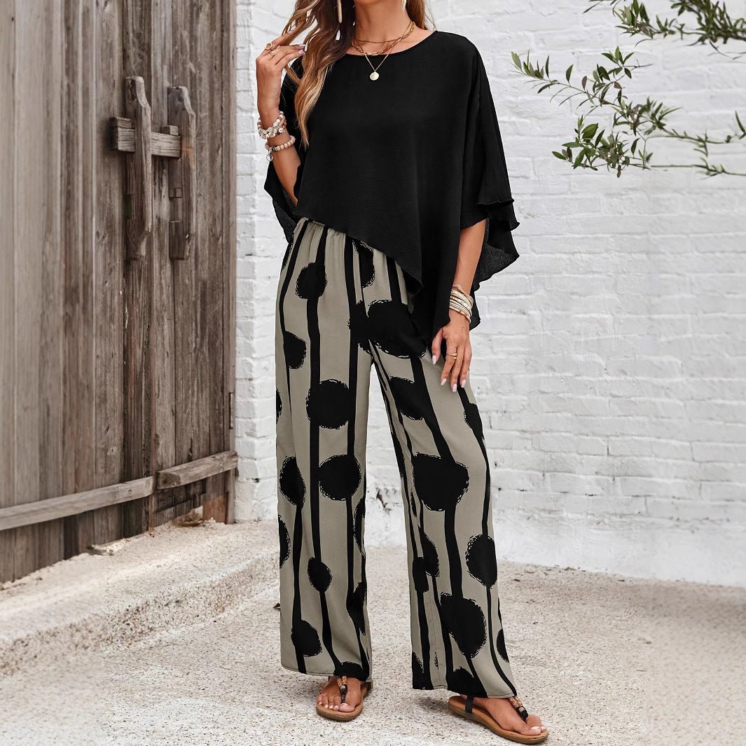 Summer Casual Women's Trousers Suit - Sophinity