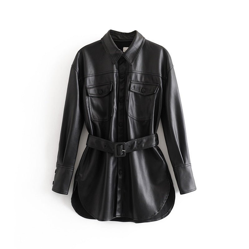 Coat leather trench coat - Sophinity