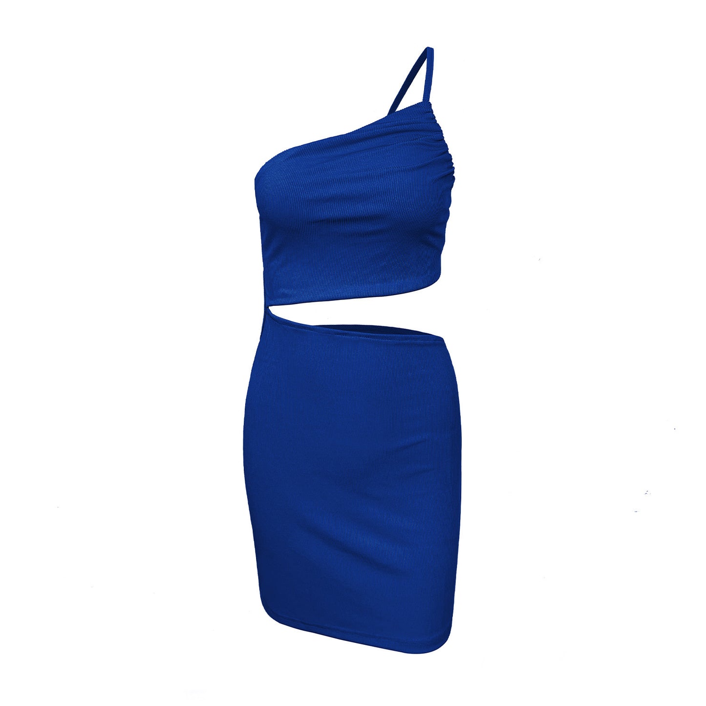 Women's Niche One - shoulder Drawstring Dress With A Sense Of Design - Sophinity