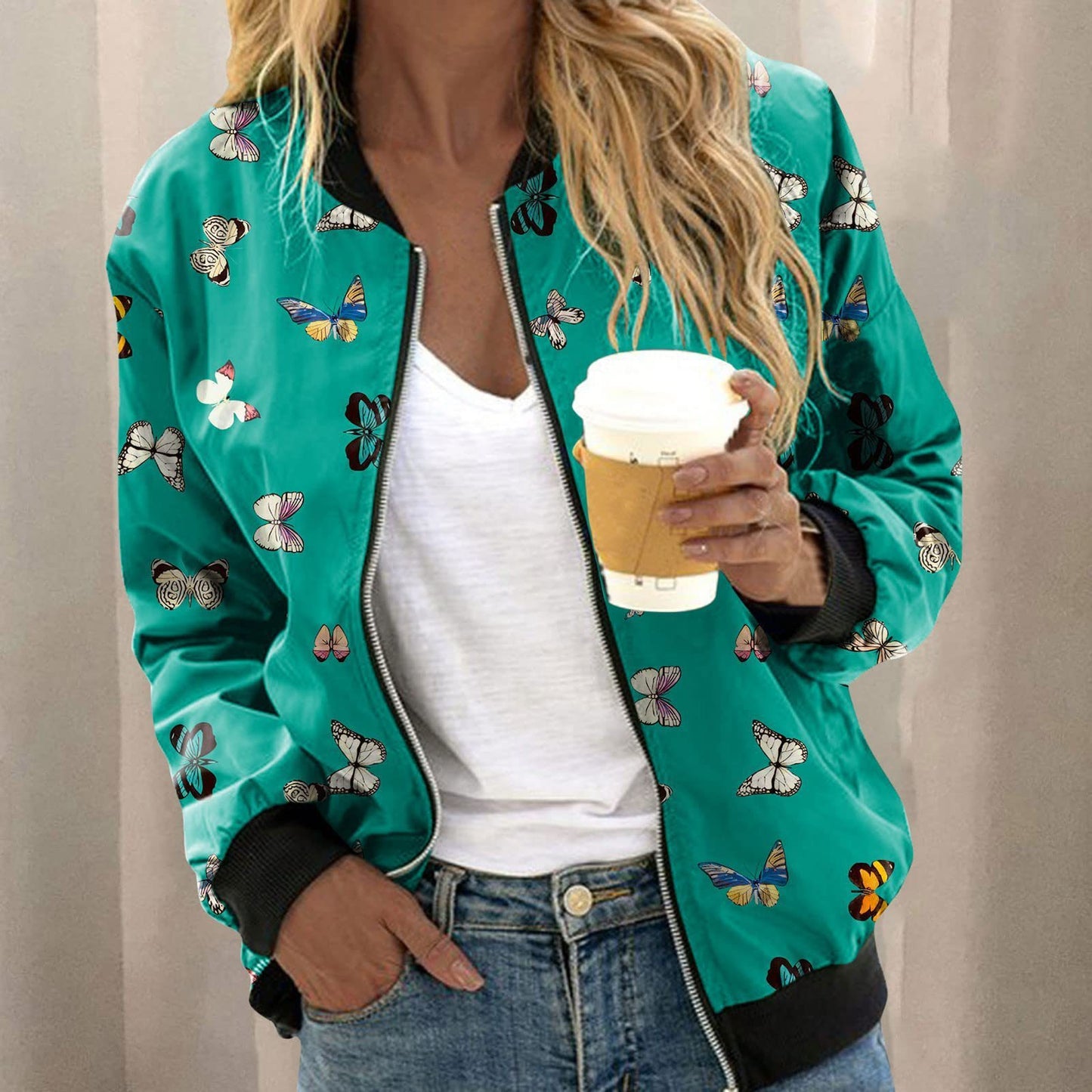 Women's Jacket Baseball Uniform 3D Printed Clothes - Sophinity