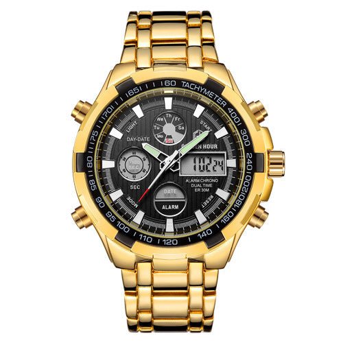 Men's Calendar Alloy Sports Multi - function Watch - Sophinity