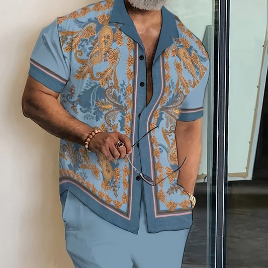 Men's Shirt Suit Yards 3d Digital Printing - Sophinity