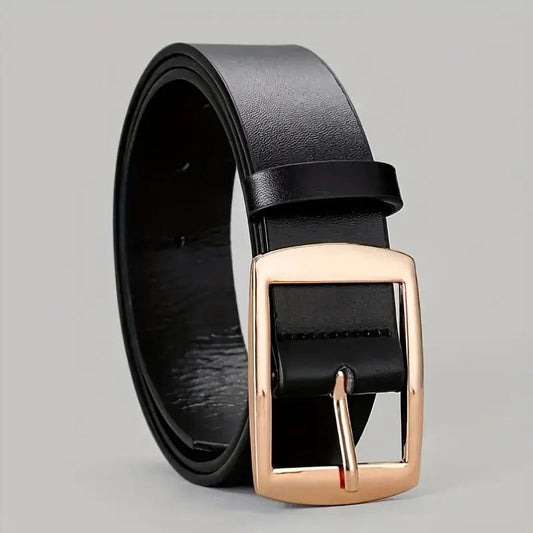 Men's Pin Buckle PU Microfiber Eyelet Belt Fashion Casual Belt - Sophinity