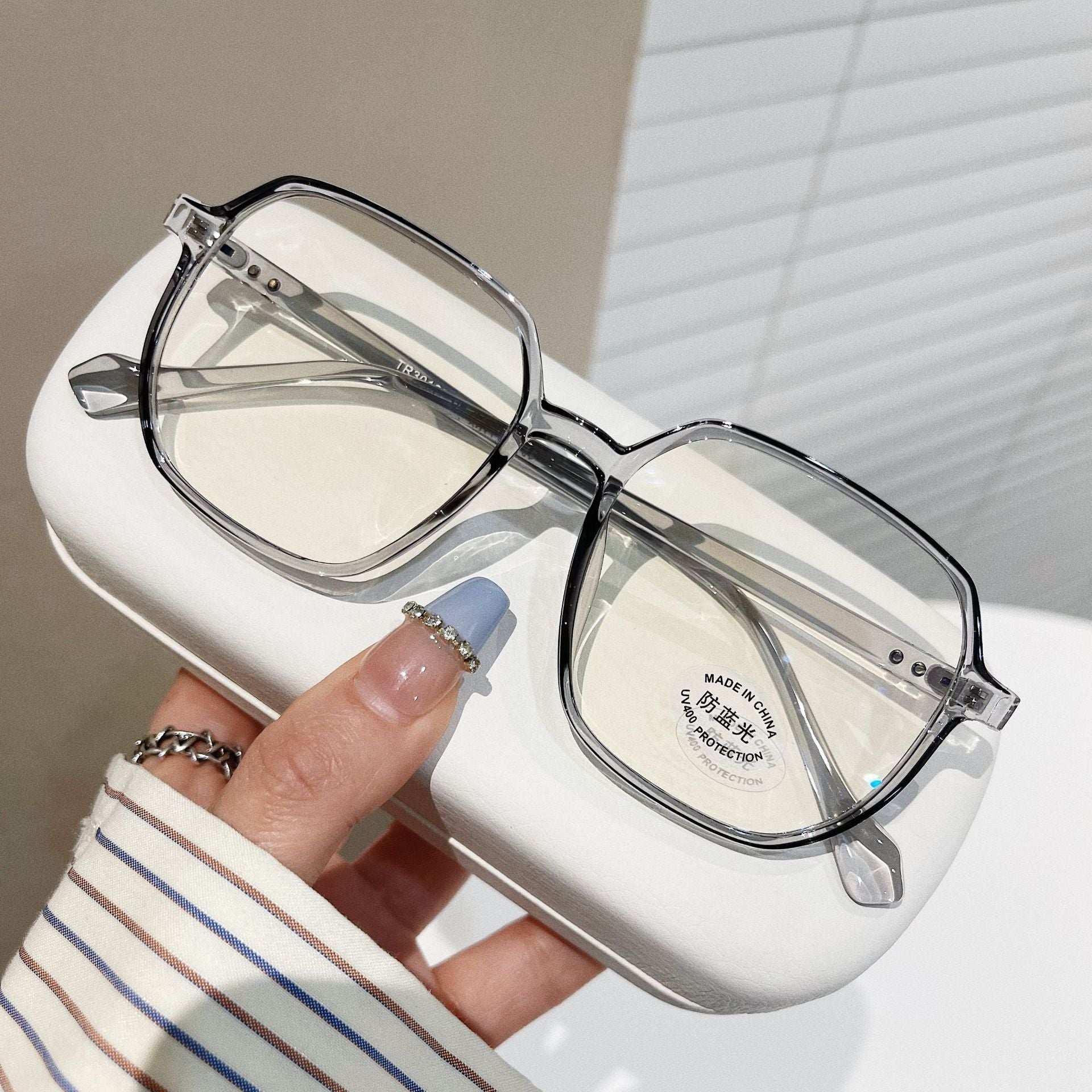 Square Concave Shape Myopia Glasses Rim Men And Women - Sophinity
