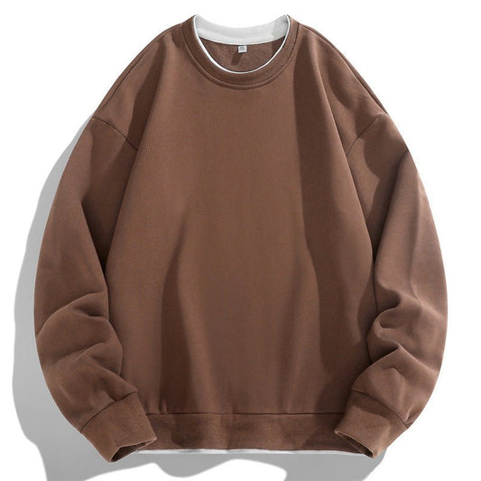 Round Neck Simple Casual Fashion Brand Loose Sweater - Sophinity