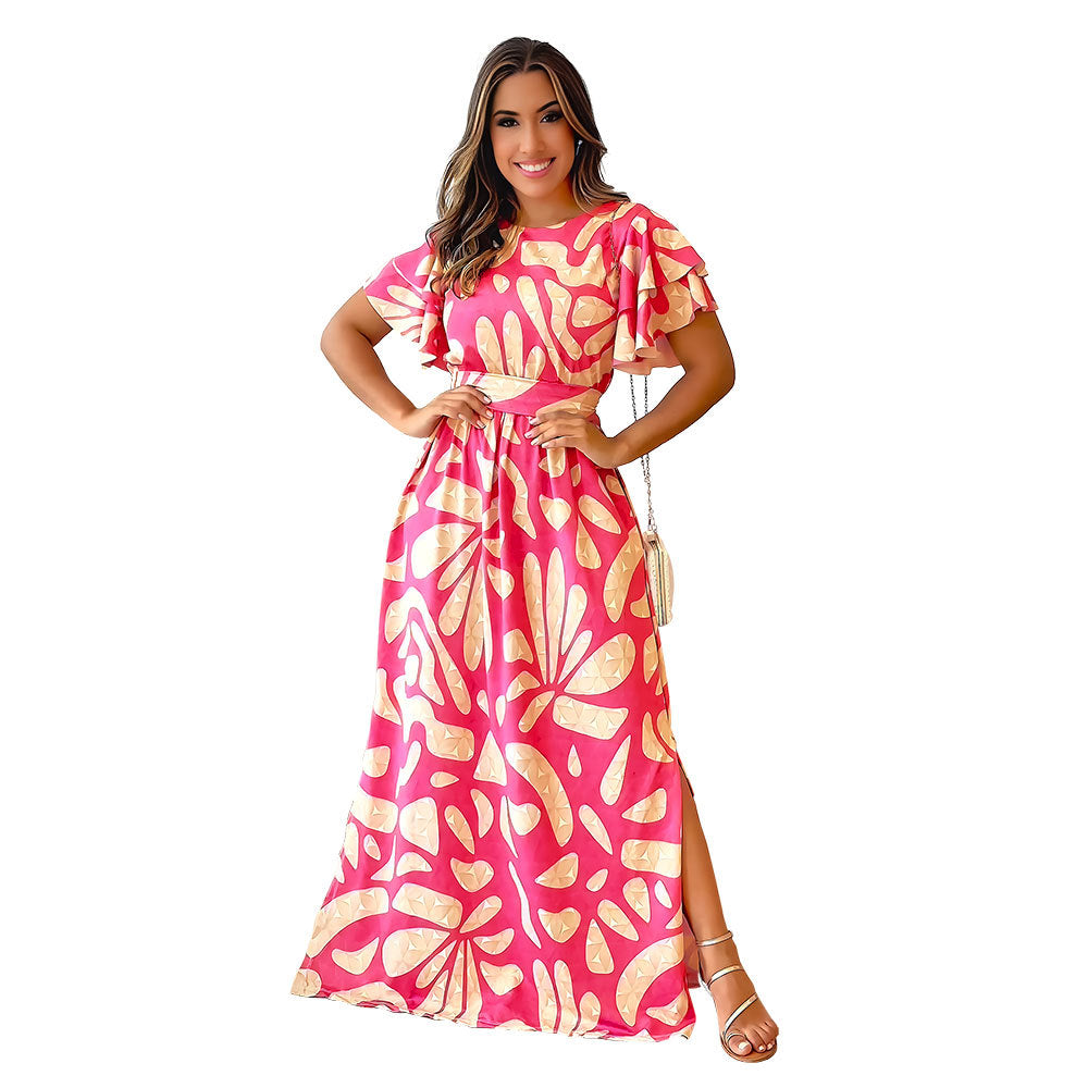 Temperament Leisure Spring And Summer Women's Clothing Long Dress - Sophinity