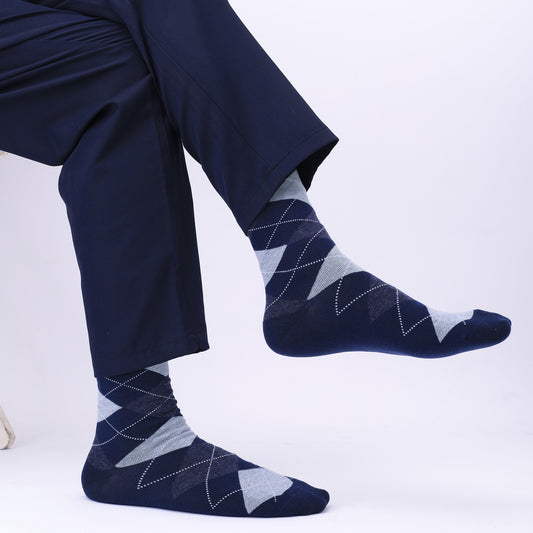 Plus Size Men's Socks Long Deodorant Cotton - Sophinity