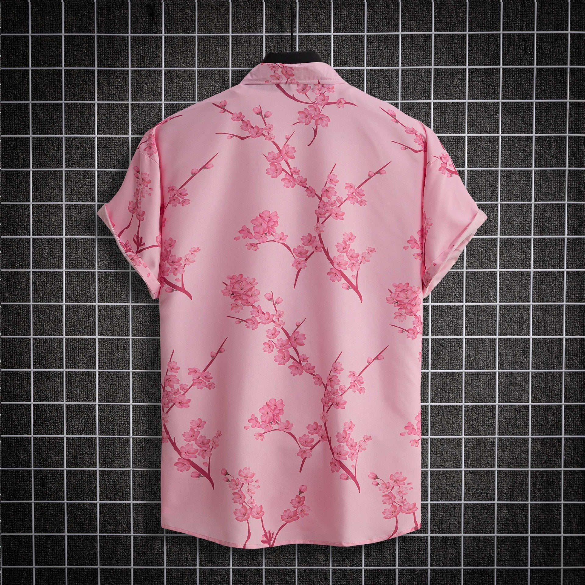 Digital Printing Floral Short Sleeve Shirt - Sophinity