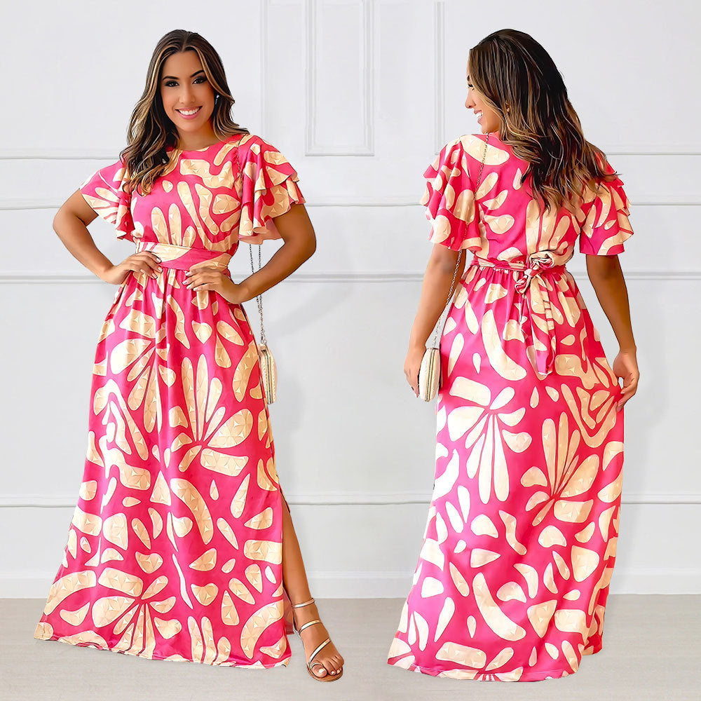 Temperament Leisure Spring And Summer Women's Clothing Long Dress - Sophinity