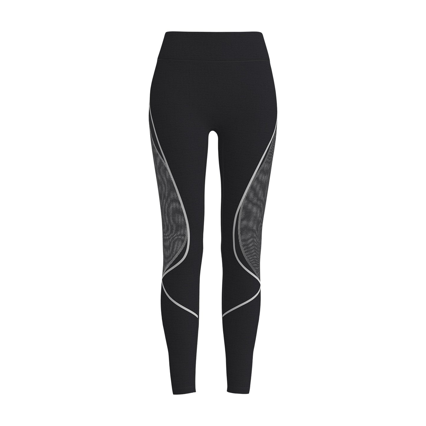 Women's Color Matching Mesh European And American High Waist Yoga Pants - Sophinity
