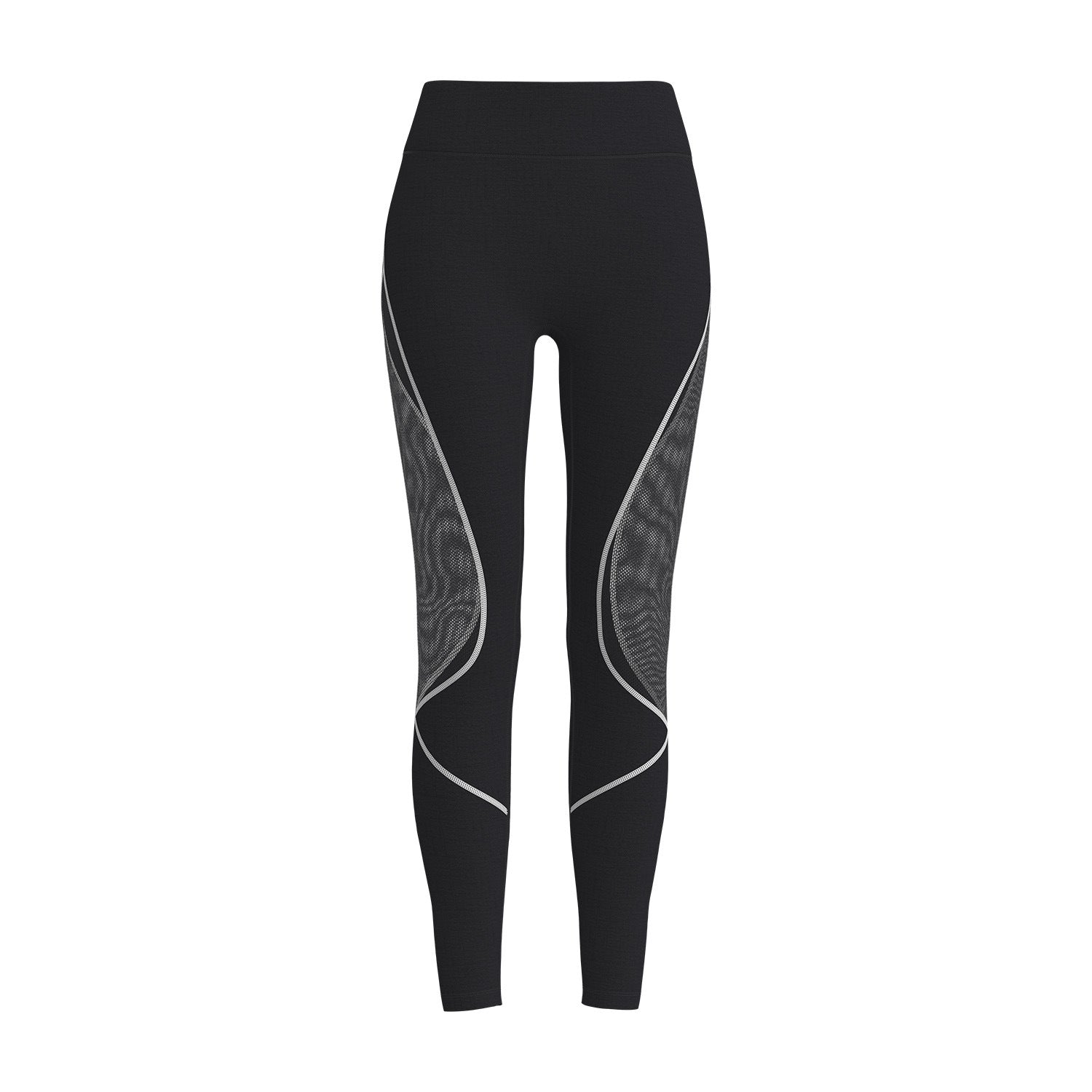 Women's Color Matching Mesh European And American High Waist Yoga Pants - Sophinity