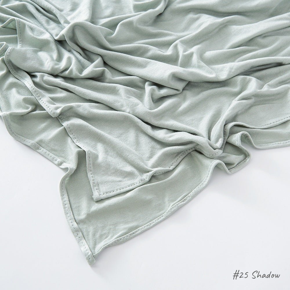 Malaysia Pure Color Modal Curling Mercerized Cotton Scarf - Sophinity