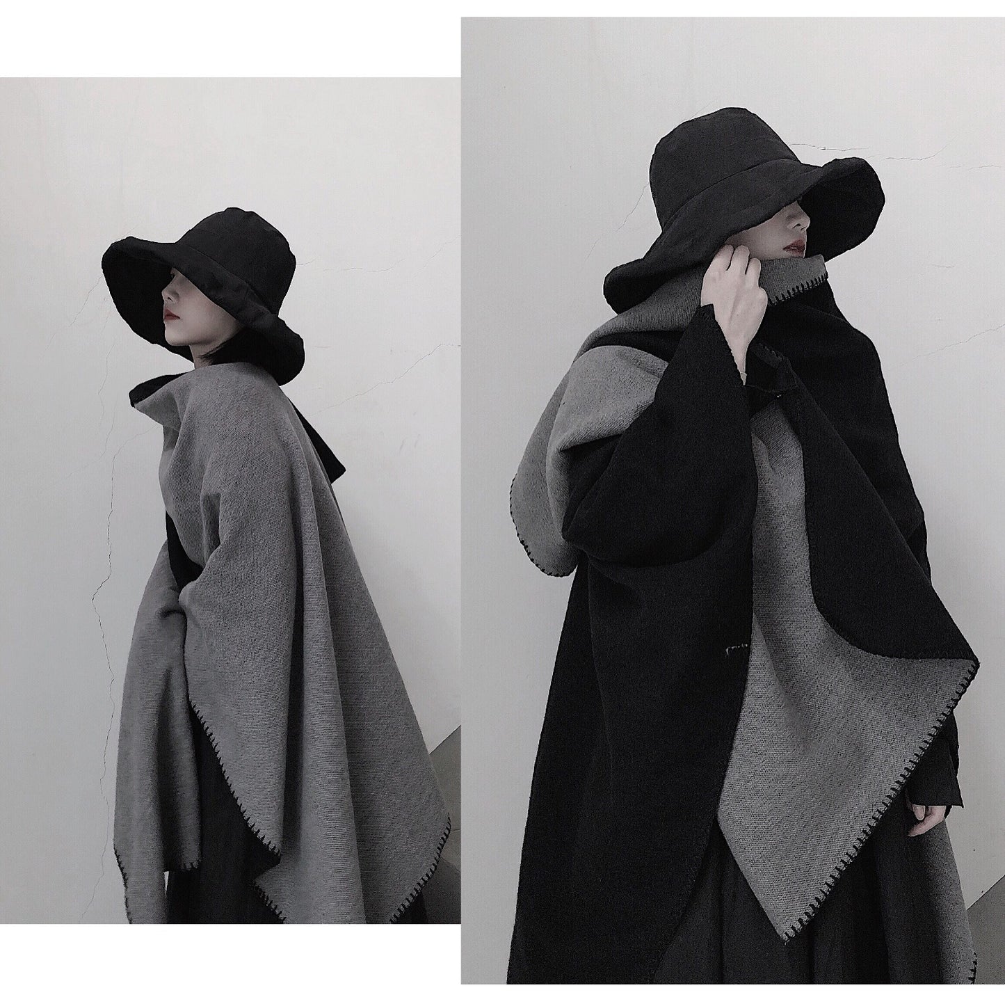 Autumn And Winter Cashmere-like Ethnic Shawl Yunnan Tourism Cape Cloak - Sophinity