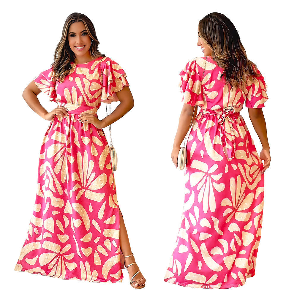 Temperament Leisure Spring And Summer Women's Clothing Long Dress - Sophinity