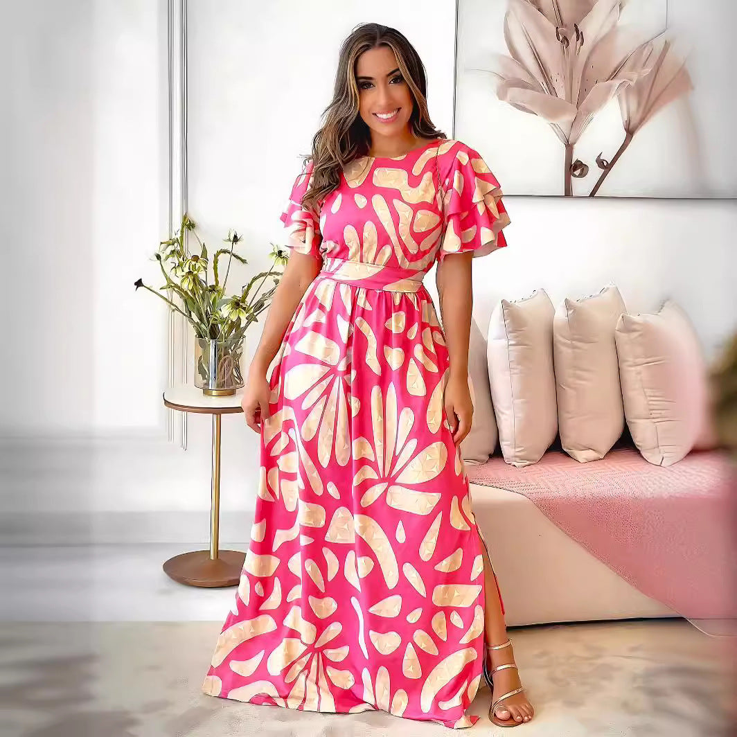Temperament Leisure Spring And Summer Women's Clothing Long Dress - Sophinity