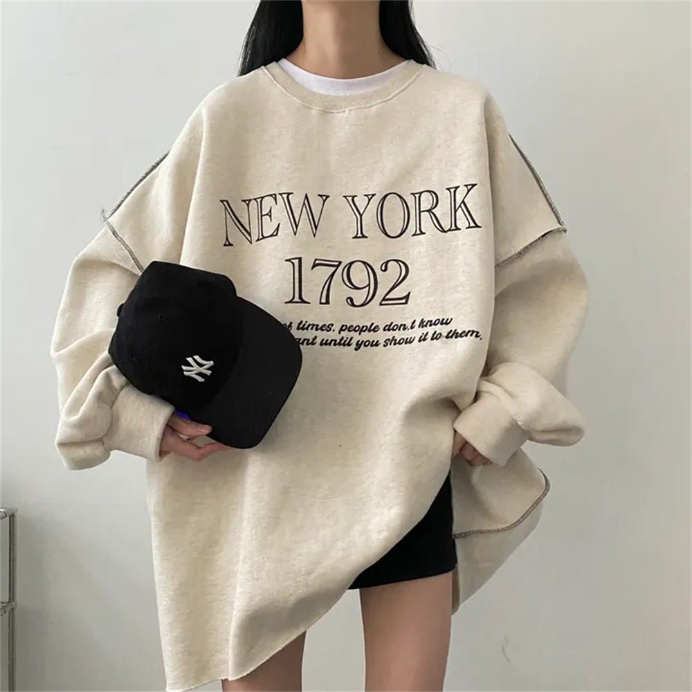 Women's Round Neck Cashmere Sweater Autumn And Winter - Sophinity