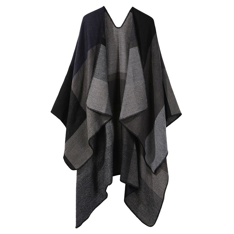 Autumn And Winter Cashmere-like Ethnic Shawl Yunnan Tourism Cape Cloak - Sophinity