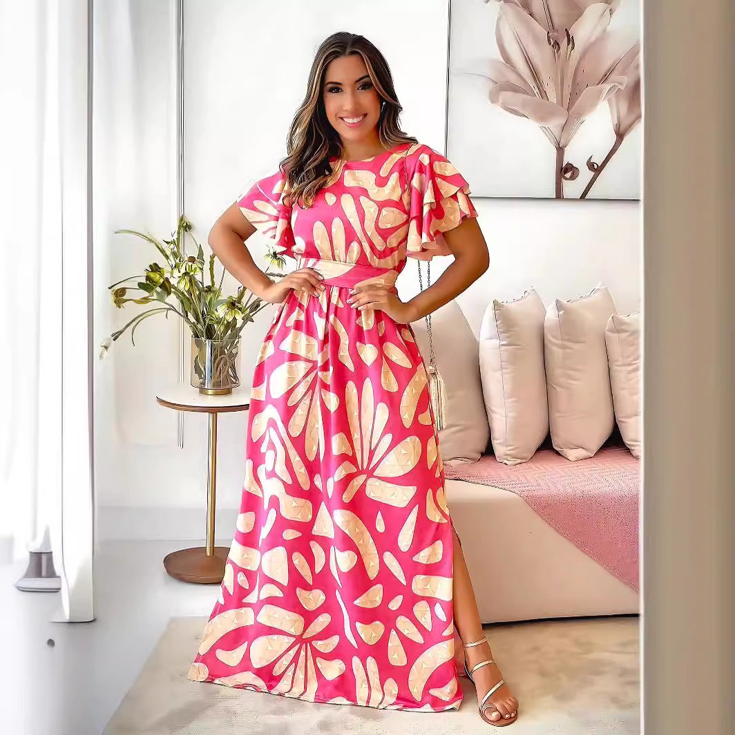 Temperament Leisure Spring And Summer Women's Clothing Long Dress - Sophinity