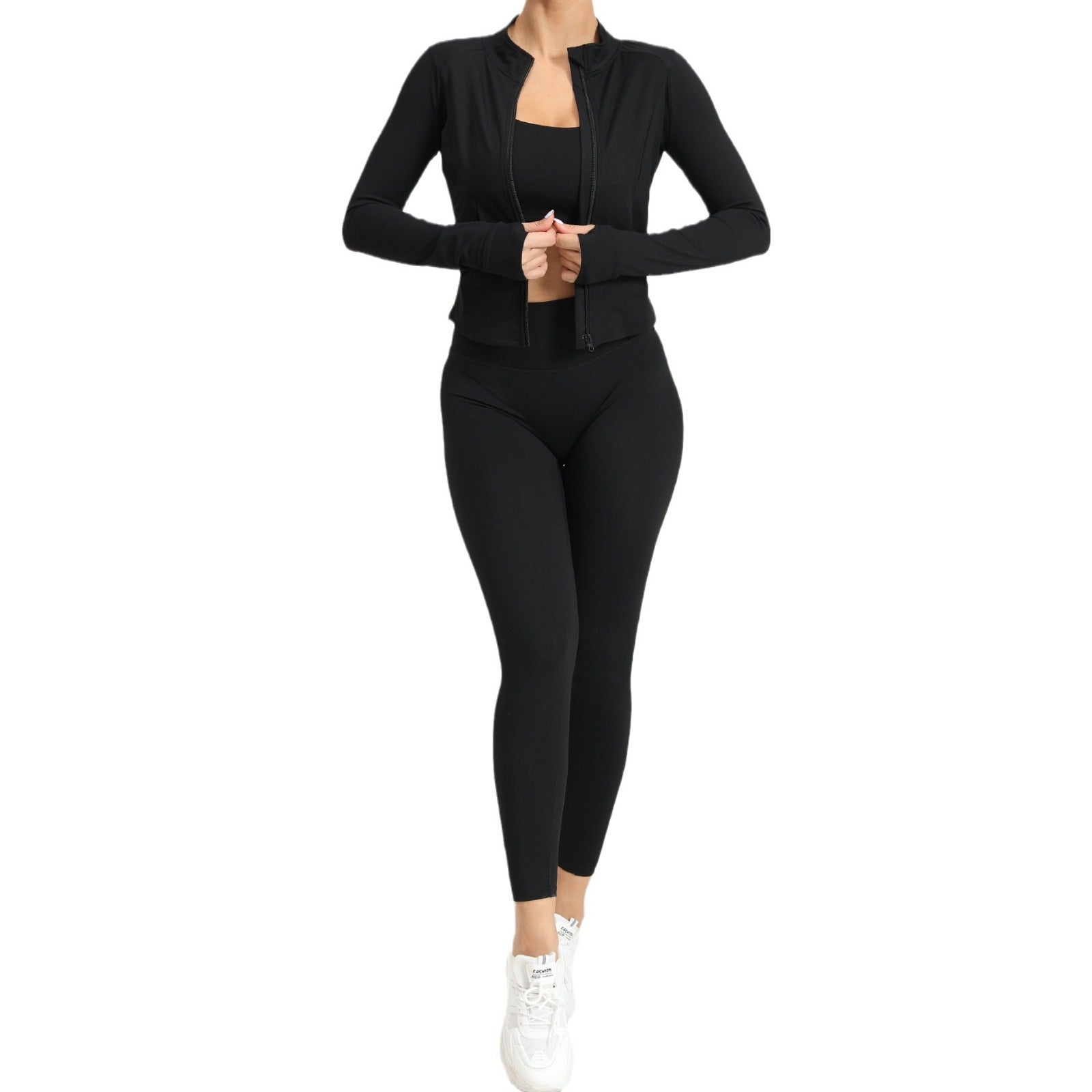 Winter Outdoors Sports Skinny Yoga Clothes Suit - Sophinity
