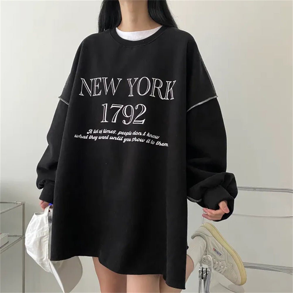 Women's Round Neck Cashmere Sweater Autumn And Winter - Sophinity