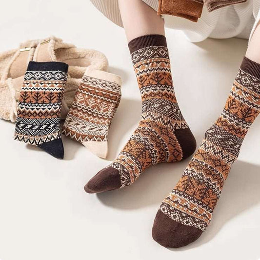 Retro Ethnic Style Socks For Women Deodorant - Sophinity