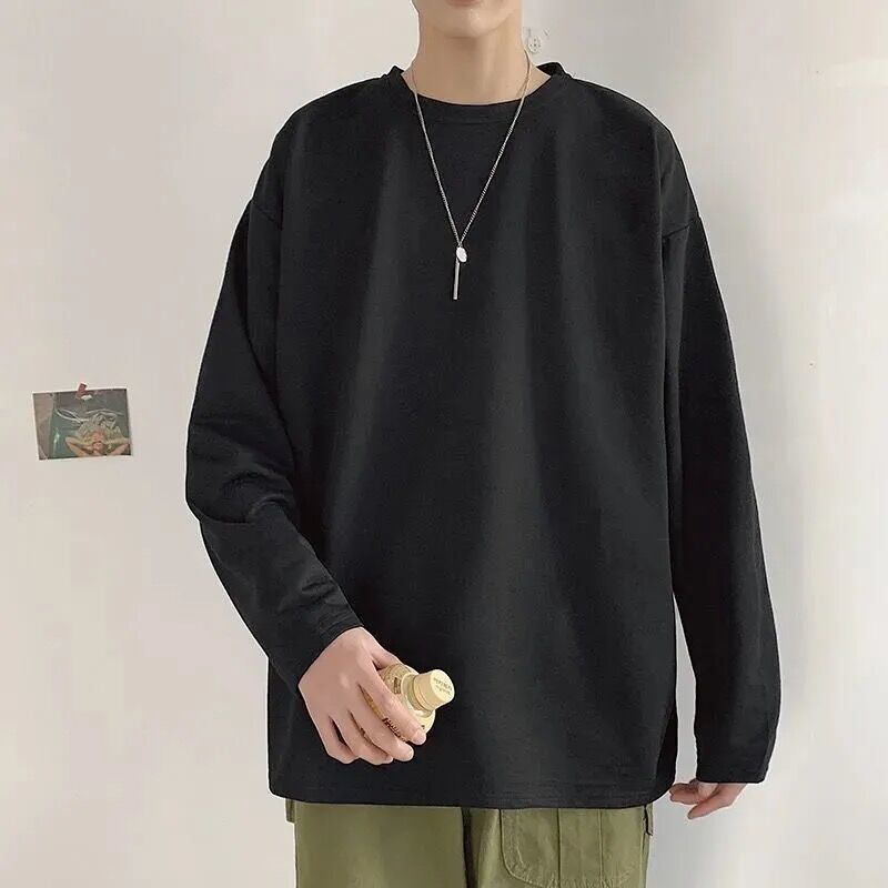 Spring And Autumn Korean Cardigan Sweater Men And Women Loose Harajuku All - match Zipper Jacket - Sophinity