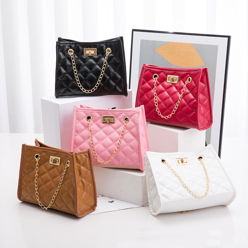 Mini Chain Shoulder Bags Rhombus Sewing Small Square Bags For Women - Sophinity