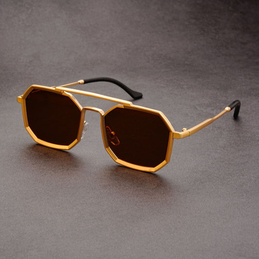 European And American Saibo Future Punk Double Beam Sunglasses - Sophinity