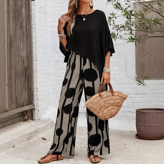 Summer Casual Women's Trousers Suit - Sophinity