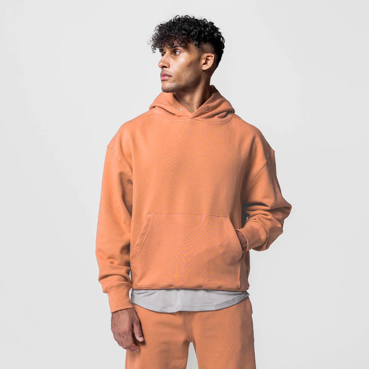 Men's Thick Cotton Hoodies Training Sets Casual Sports Kits Pullover Hooded Top With Pants Sweatshirts Gym Running Tracksuits - Sophinity