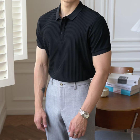Men's Top Summer Thin Breathable White Short Sleeve - Sophinity