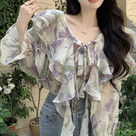 Fairy Spring Loose Temperament Chic Shirt - Sophinity