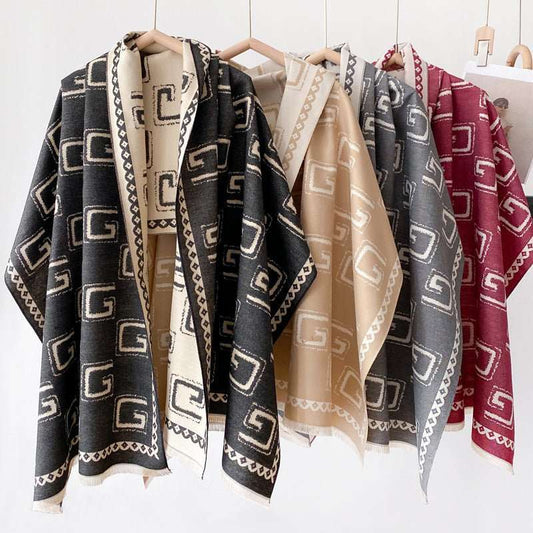 Warm Cashmere - like Thick Shawl Long Wild Scarf - Sophinity
