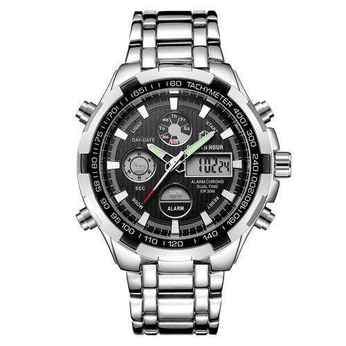 Men's Calendar Alloy Sports Multi - function Watch - Sophinity