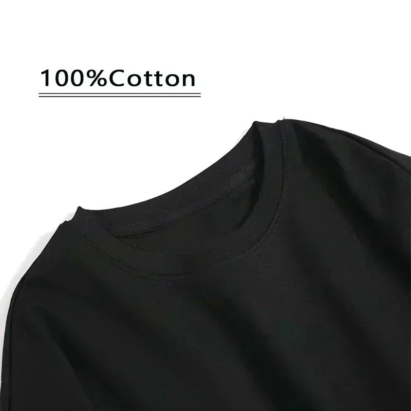 Personality Letter Pattern Oversized T-shirt Men - Sophinity